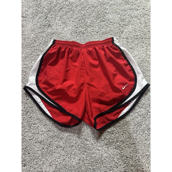 Red Nike Tempo Running Shorts Women size Small - Picture 1 of 6